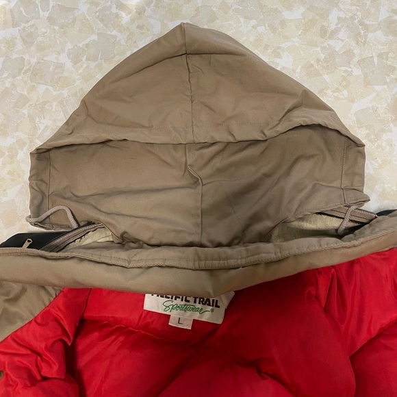 RARE Pacific Trail Mens L Down Zip Up Vest Vintage - Picture 3 of 14